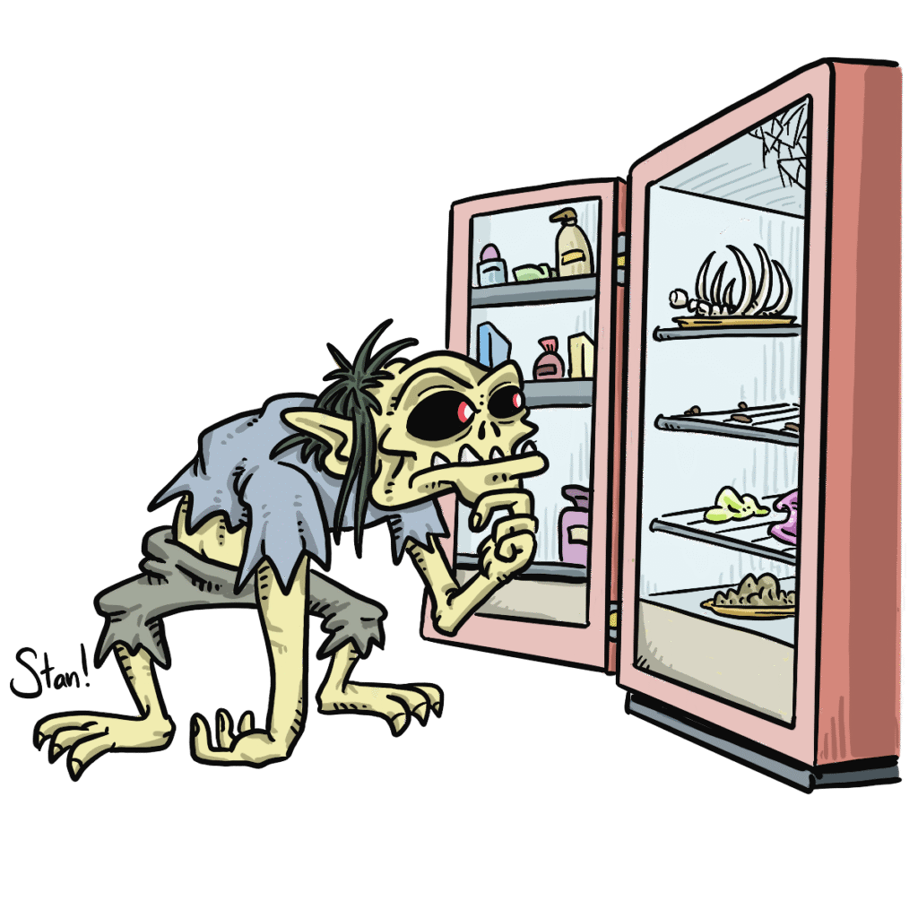 A hungry ghoul